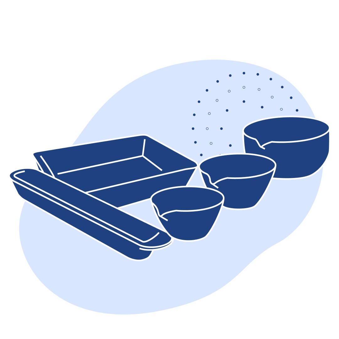 Корундовая посуда