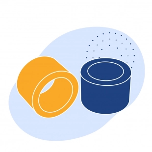 Втулка бронзовая 118 мм БРОФ10-1