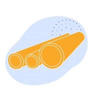 Труба нержавеющая электросварная 1420х24 мм 12Х18Н10Т ГОСТ 10704-91