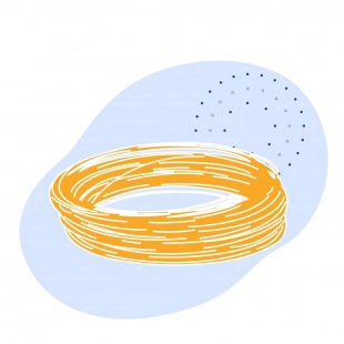 Канат одинарной свивки ЛК-О 6.2 мм ГОСТ 3062-80