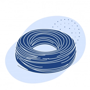 Гибкий кабель силовой маслобензостойкий 6x1.5 мм2 неэкранированный КПГН ГОСТ 24334-80