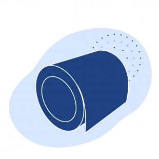 Рулон с полимерным покрытием 0.2 мм ПВДФ ГОСТ 34180-2017