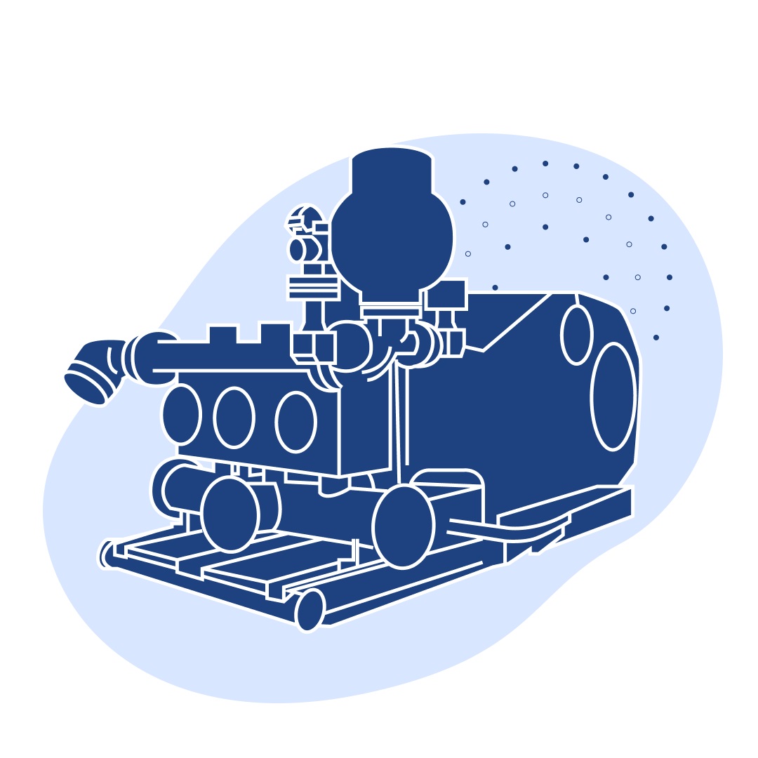 Буровой насос F-1000 140 об/мин 746 кВт